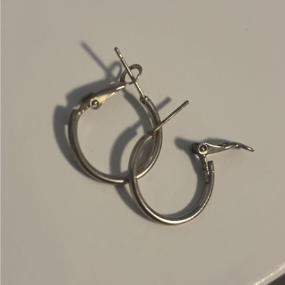 Silver plated Hoop Earrings